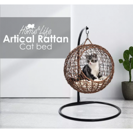 Artical Rattan Kitty Hanging Furniture Chair Elegance Modern Cat Hammock 