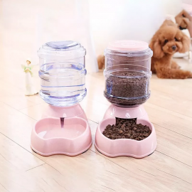 2021 Luxury Smart Automatic Pet Dog Cat Food Water Dispenser Bottle Convenient Fast And Time-saving Water 